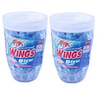 Wings Cream Biru Wb13g Gelas 2pcs - sabun colek