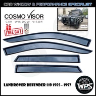 Landrover Defender 110 1985 - 1997 WPS Cosmo Door Visor (5" Big) (Free 3M Primer)