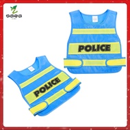 👕 2Bhg Vest Polis Kanak-Kanak Bahan Kain Warna Pelbagai Sesuai Untuk Budak