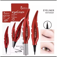 MERAH Qianxiu Waterproof Leaf Eyeliner//Qianxiu Waterproof Red Leaf Eyeliner