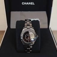 Chanel香奈兒 j12系列 H6784 自動機械黑陶瓷手錶腕表 表徑：33mm