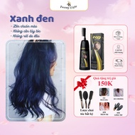 Dầu gội nhuộm tóc màu Xanh đen Nagi BLUE AND BLACK 13 chiết xuất từ thiên nhiên chai 400ml