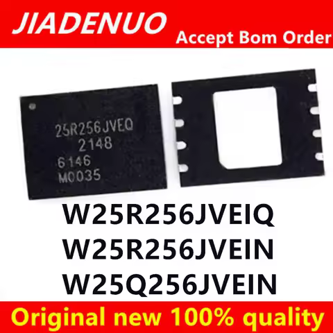 (1pcs100% New W25R256JVEIQ 25R256JVEQ W25R256JVEIN 25R256JVEN W25Q256JVEIN 25Q256JVEN W25R256JVEQ W2