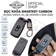 Smartkey SH 350i and SH 2024, Lead 2024, Vision 2024 (2 Buttons) Carbon Case