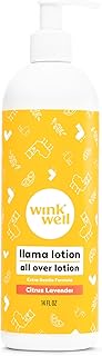 Wink Naturals Llama Baby Lotion, Gentle Body Care For Moisturizing And Calming Dry Skin For Babies, 