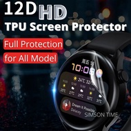 Simson Time Watch Screen Protector TPU Tinted Protection 23mm-42mm