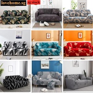 SG *1/2/3/4 Seater Sofa Cover Elastic Sofa Cover/Sofa Cover L Shape Sofa Cover Protector Couch Cover Pillow Cover