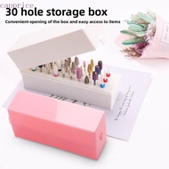 CAPPRICE Nail Drill Bits Holder, 30 Holes Dustproof Dustproof Bit , High Quality Nail Art Supplies P