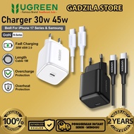 UGREEN GaN N Charger Set For iphone 17 Series PD Cable Type C To Type C Fast Charging 30W 40W 45W
