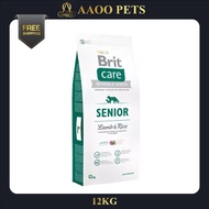 [FREE SHIPPING] [AAOO Pets] Brit Care Senior Lamb & Rice 12KG - Dog Food / Pet Food / Dry Food