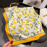 Khăn Quàng Cổ Khăn Tay Khăn Choàng Cổ Khăn Trùm Đầu Khăn Bandana In Hoa Giả Lụa Dành Cho Nữ Phụ Kiện