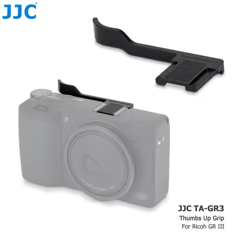 JJC Metal Thumbs Up Grip for Ricoh GR III HDF GR3 HDF GR IIIx GR IIIx HDF GR3x HDF Hot Shoe Thumb Su