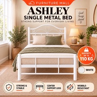 SKL Furniture single bed frame katil single metal bed katil besi katil bujang 单人铁床 hostel single bed