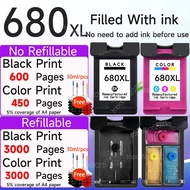 Compatible 680 ink HP680 680XL HP680XL refillable ink cartridge for 2600 2676 2677 2678 3635 3636 36