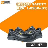 NUSANTARA Safety Shoes KPR L-026X (S1) Genuine Buffalo Leather Work Shoes Anti-Electric Anti-Slip Sh