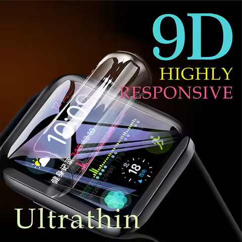 Soft Hydrogel Screen Protector Film For Apple Watch 7 6 SE 5 4 3 40MM 44MM 42MM 38MM Not Glass for i