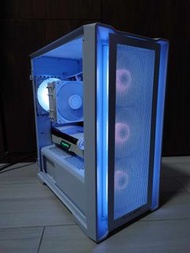 (Sold已售出, Custom Build possible可客製化) 純白中階遊戲電腦 Mid Range Compact Gaming PC RTX 2070 Super, R7 2700x 主