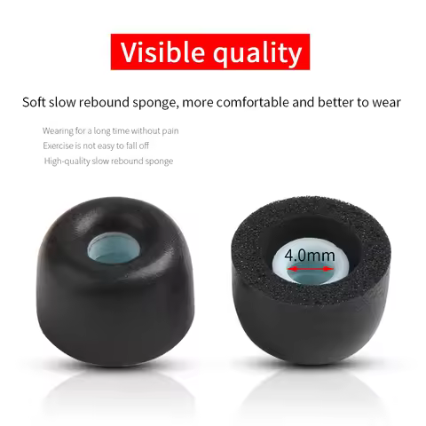 4Pcs Memory Foam Ear Tips for Anker Soundcore Liberty Air 2/3 Pro TWS Eartips for Air 3 Pro Earphone