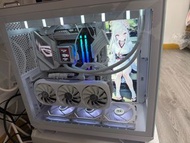 高端白色主機RTX4080super i7 13700kf 連2K 240Hz OLED螢幕 有單有盒有保