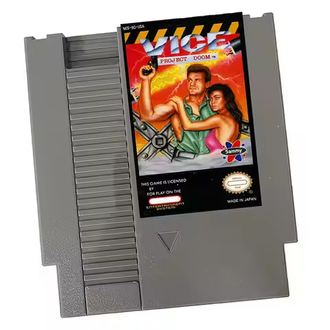 Vice Project Doom 72 Pins 8bit Game Cartridge For NES Video Game Console