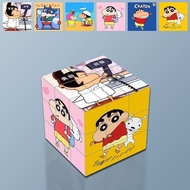 蜡笔小新三阶魔方高颜值新款创意解压拼图益智学生儿童玩具礼物26.5.15 Crayon Shin-chan 3x3 Magic Cube High-Value New Creative Stress-