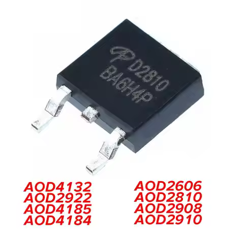 10PCS AOD4132 AOD2922 AOD4185 AOD4184 AOD2606 AOD2810 AOD2908 AOD2910 D4132 D2922 D4185 D4184 D2606 
