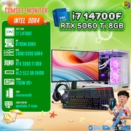 COMSET + MONITOR/ BONMECOM2 ครบเซ็ตพร้อมจอ/ CPU I7 14700F/ RTX 5060TI 8GB