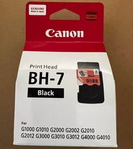 หลักการของตลับหมึก CanonCH-7 หัวพิมพ์ BH-7 G1000 G2000 G3000 g4000เครื่องพิมพ์ สีดำ QY6-8003 8019