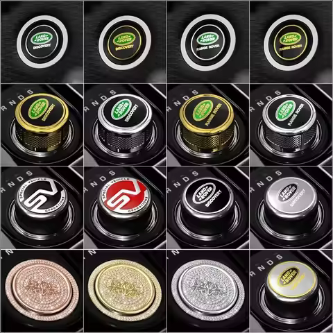 3D Metal Sticker For Land Rover Discovery Range Rover Evoque Discovery 4 Freelander gear knob decora