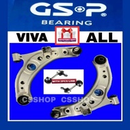 CS GSP PERODUA VIVA 660 850 1.0 LOWER ARM FRONT LEFT / RIGHT GSP NEW ORIGINAL SUSPENSION PERODUA