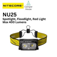 Nitecore NU25 400L CW Spotlight + Floodlight Rechargeable Headlamp