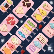 Silicone Ice Cream Mold Popsicle Molds DIY Homemade Cartoon Ice Cream Popsicle Ice Pop Maker Mould