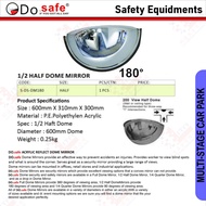 DO SAFE BRAND 12 HALF DOME MIRROR SDSDM180