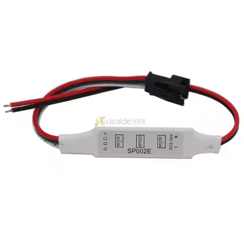 10pcs SP002E 3 Key Mini RGB Controller DC5-24V for Pixels Dream Color WS2811 WS2812B LED Strip to 20