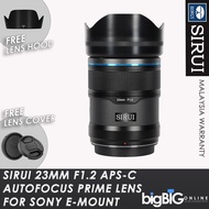 Sirui Sniper Series 16mm 23mm 33mm 56mm 75mm f/1.2 APS-C Autofocus Lens (Sony E Black)