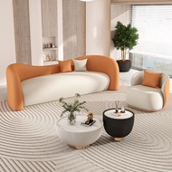 【SG Sellers】Fabric Sofa Single Double Sofa  Sofa Single  Double Sofa   Sofa Seater Fabric/Faux Leather Sofa