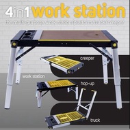 99% New 英國名廠 BuildCraft WIS04 Workstation 四合一工作站 *** 適合 裝修 / 搬家 / 貨倉 / 物流 *** 工作平台 / 搬運工具 / 手推車