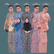 Baju Kurung Kemeja Batik Sultan Sultanah 7.0 Azka Batik dobby| Luvla Sedondon Plus size Kemeja panja