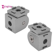 2 Pcs Aluminum Alloy Pivot Joint for Aluminum Extrusion Profile 2020 Series Flexible Pivot Joint 202