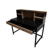 VHIVE Darren 1.2m Study Desk (120cm Home Office Study Table with Hutch)