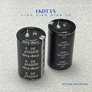 Tụ điện 10000uF 80V 35x60mm 105°C màu đen chân thẳng