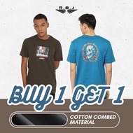 Buy 1 Get 1 New Combed Cotton T-Shirt Design