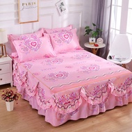 Bedskirt Three Piece Pillowcase New High Quality Korean Bedspread Mattress Protector Home Textile