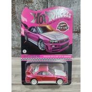 HOTWHEELS RLC NISSAN SKYLINE R34 GT-R PINK