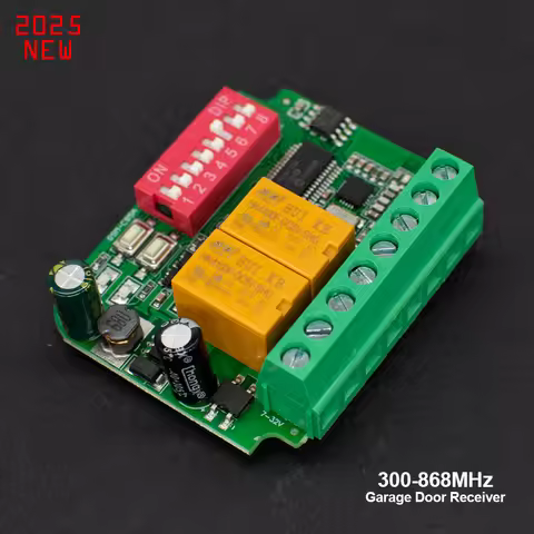 Universal Garage Door Gate Remote Control Receiver 300 To 868 MHz Receiver AC/DC9-30V 85-250V Gate C