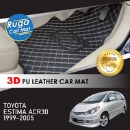 TOYOTA ESTIMA ACR30 ( 1999 - 2005 ) 3D PU Leather Car Carpet Karpet Kereta Kulit PU 3D Car Mat Alas 