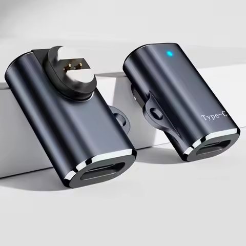 Bone Conduction Headphone USB-C Charging Adapter LED Indicator Safe Magnetic Converter Aluminium All