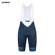 YKYWBIKE Women 6 Hours Cycling Bib Shorts MTB Bike 3 Pocket High Waist Sports Bicycle Bib