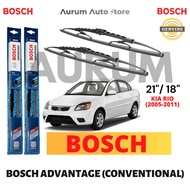 Bosch Advantage Wiper blade set for Kia Rio 2005-2011 (21/18) 2pcs
