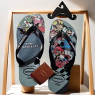 FC26 Style Havaianas Havina Mens Summer Brazilian Beach Sandals Non-Slip Clip-Toe Havana Mens Slippe